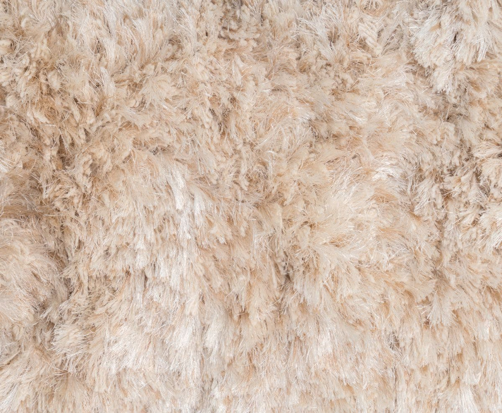 Classic Home The Ritz Shag Ivory Rug, 8'x10'