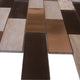 12"x12" Glass, Stone and Metal Mosaic Tile, Cordoba, Big Brick, Set of 50