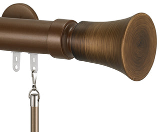 Deco Traverse Rod 2 With Tama 40 Finials, Sandal, 48
