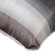 Gray Decorative Pillow Covers 24"x24" Silk, In Two Minds