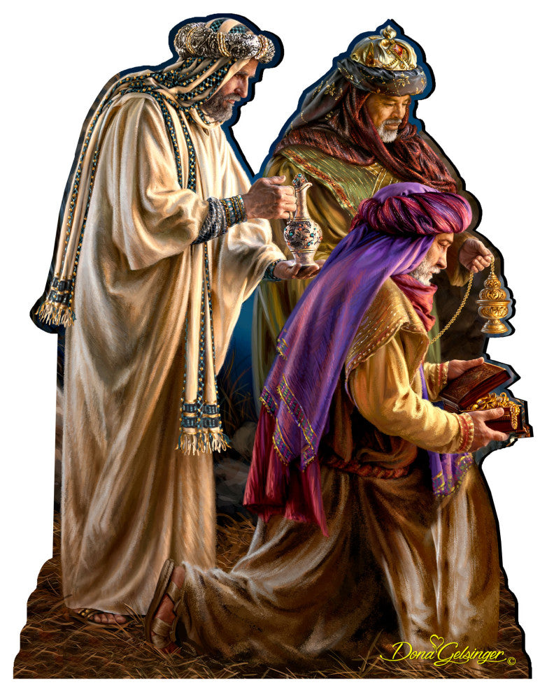 Miracle Nativity Three Kings Home and Outdoor Decor by Dona Gelsinger