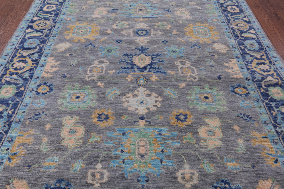 8' 2" X 10' 2" Turkish Oushak Handmade Wool Rug - Q13385