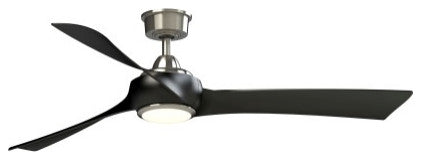 Fanimation Wrap Custom-KIT-60-LK Wrap Custom 60" 3 Blade Indoor / - Brushed