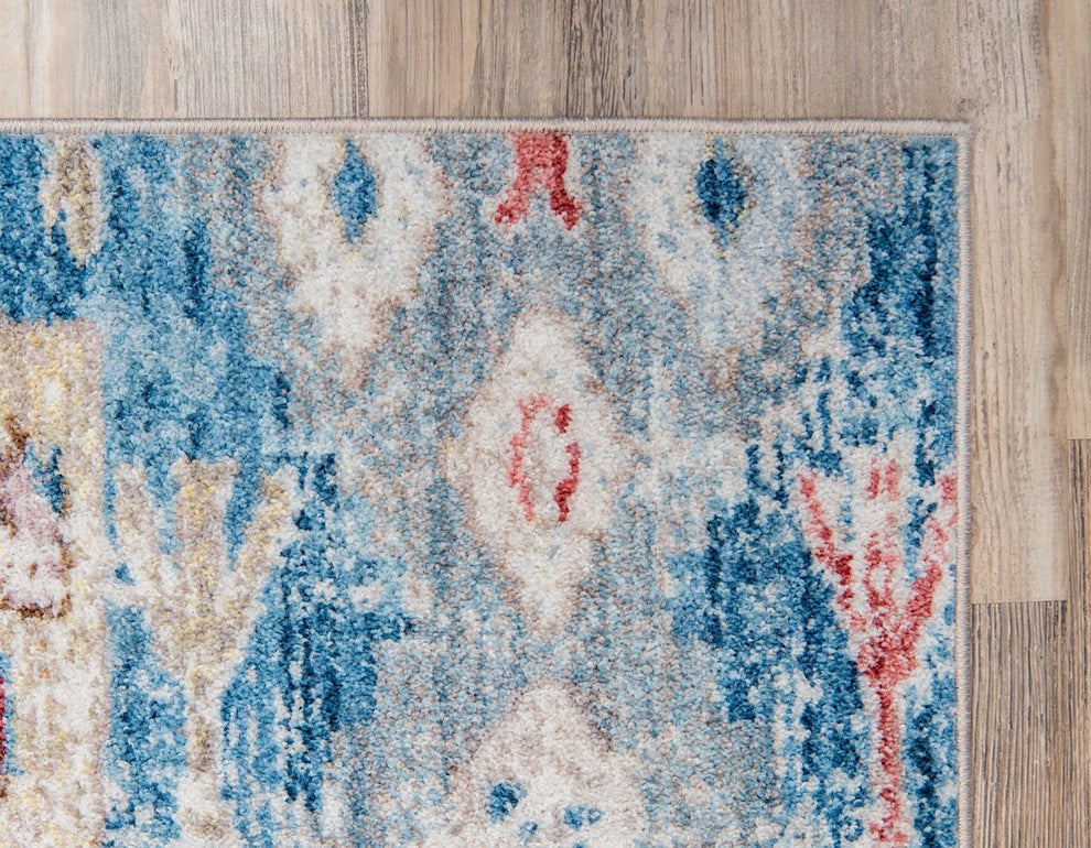 Southwestern/Lodge Boheme 2'7"x8'2" Runner Seamist Area Rug