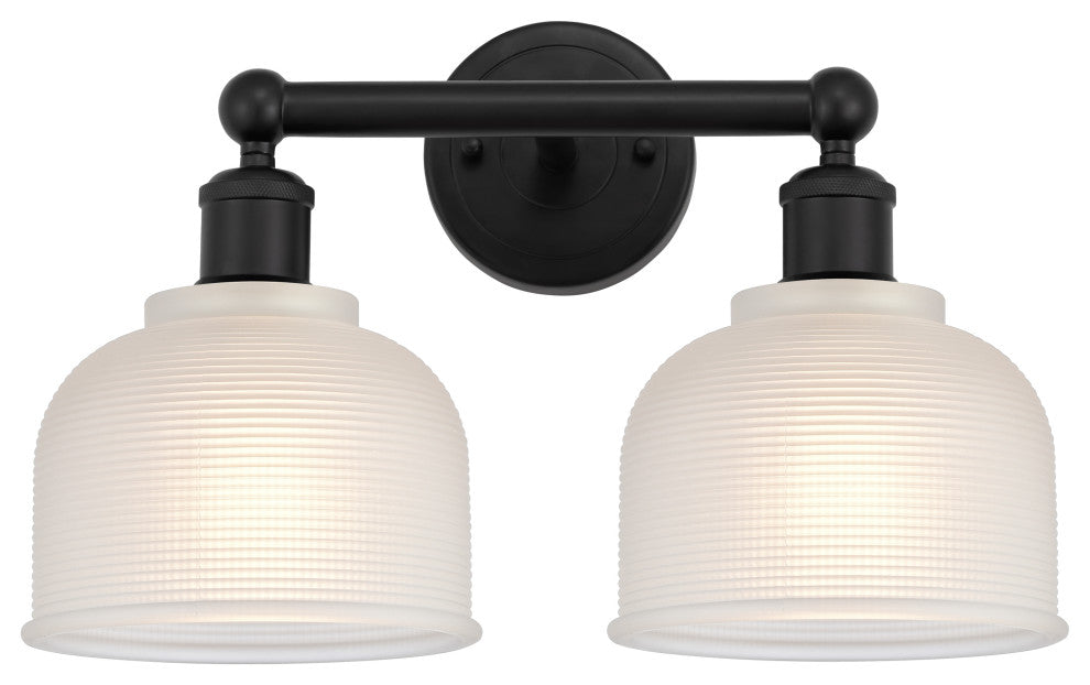 Innovations 616-2W-BK-G411 2 Light 14.5" Bath Vanity Light, Matte Black
