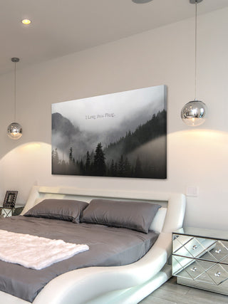 "I Love This Place Text" Painting Print on Wrapped Canvas