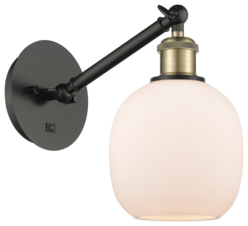 Innovations 317-1W-BAB-G101 1-Light Sconce, Black Antique Brass