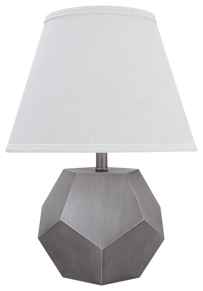 40179-11, 17" Metal Table Lamp, Painted