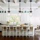 Black Kitchen Sink Light Fixture Glass Ceiling Pendant Light Farmhouse Hanging