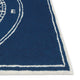Frontporch Compass Indoor/Outdoor Rug, Navy, 3'6"x5'6'