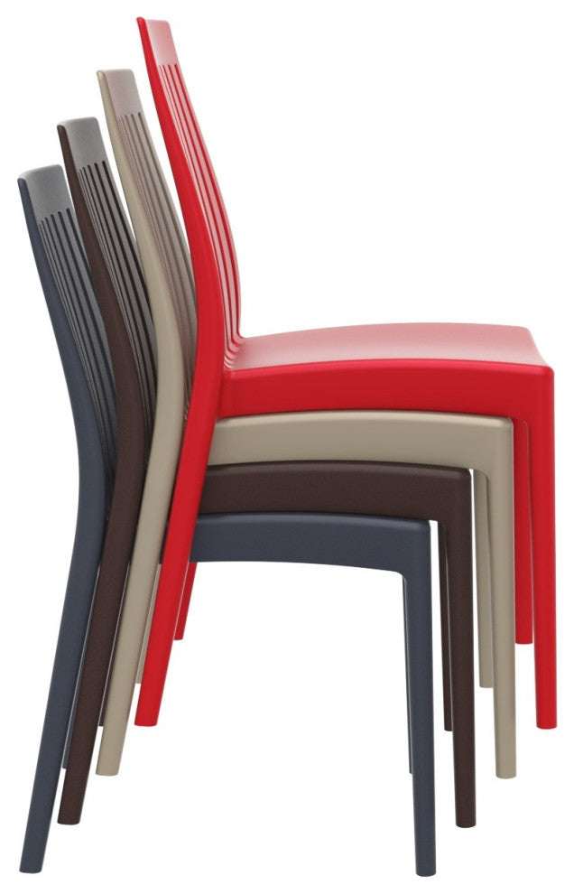 Compamia Soho Dining Chairs, Set of 2, Dark Gray