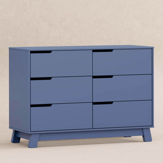 Hudson 6-Drawer Assembled Double Dresser, Cove Blue