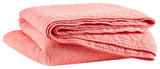 Birdie Coral Quilted Coverlet