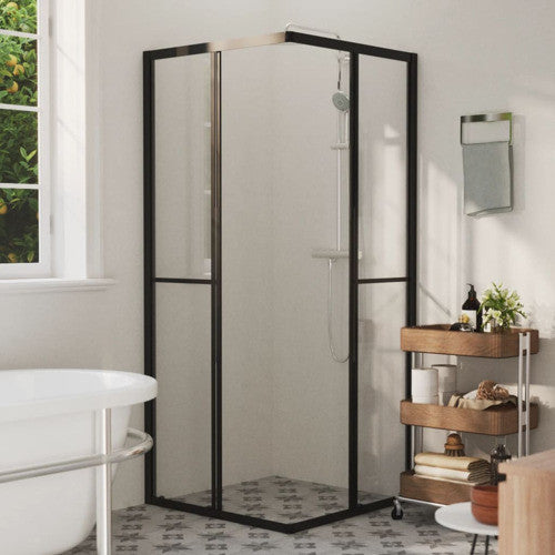 vidaXL Shower Cabin Shower Enclosure Screen for Bathroom ESG 31.5"x31.5"x70.9"
