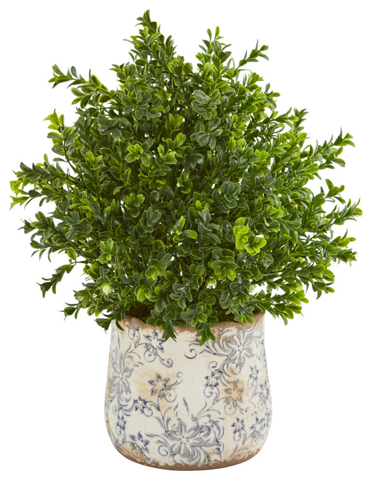 18" Sweet Grass Artificial Plant, Floral Vase, Indoor/Outdoor