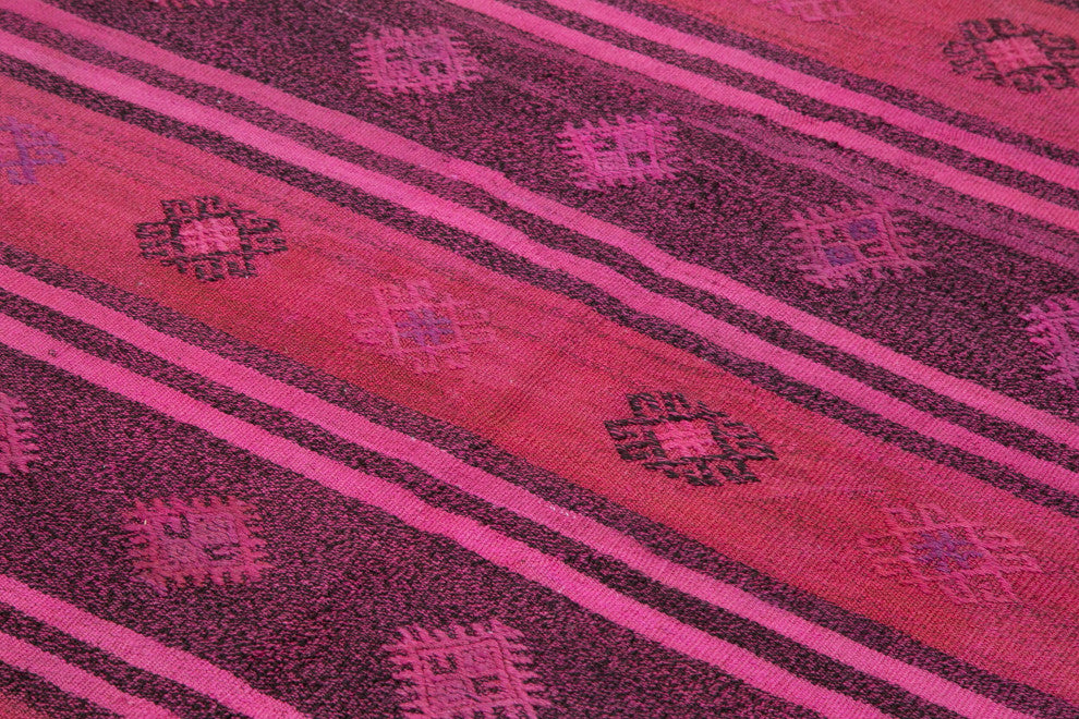 Rug N Carpet - Hand-knotted Turkish 5' 9'' x 9' 0'' Contemporary Wool Kilim Rug