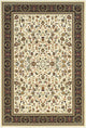 Oriental Weavers Kashan Ivory/ Black Oriental Indoor Area Rug 7'10"X10'10"