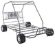 84" X 56" X 51" Twin Gunmetal Go Kart Bed
