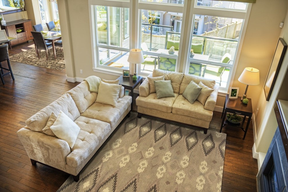 Oriental Weavers Anastasia Beige/Ivory Abstract Indoor Area Rug 10'X13'