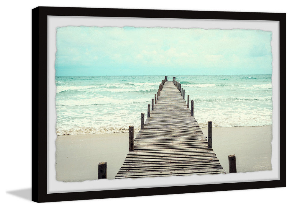 "Wander Often" Framed Painting Print, 36x24
