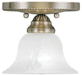 Edgemont Ceiling Mount, Antique Brass