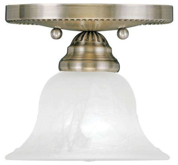 Edgemont Ceiling Mount, Antique Brass