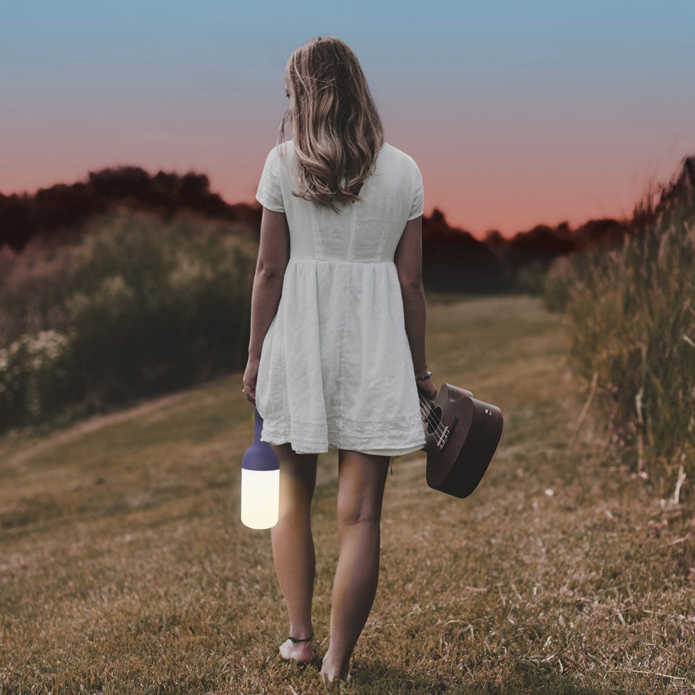 ELO LED Portable Table Lamp, Blue