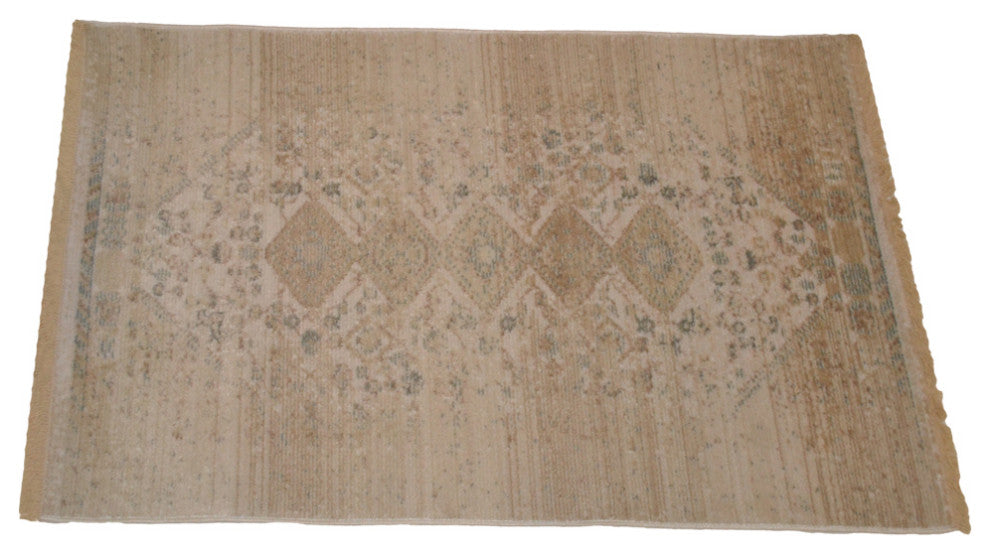 Machine Made Polyester Durable Indoor Outdoor Washable Oriental Pattern Footmat