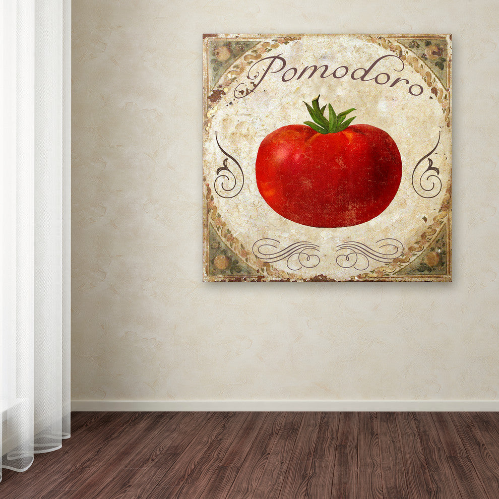 Color Bakery 'Mangia II' Canvas Art, 14"x14"