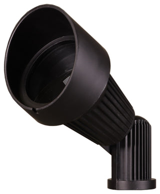 Low Voltage Black Outdoor Directional Fiberglass Bullet- BPL104