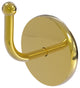 Skyline Robe Hook, Polished Brass
