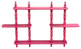 3 Tier Wall Shelf, Purple