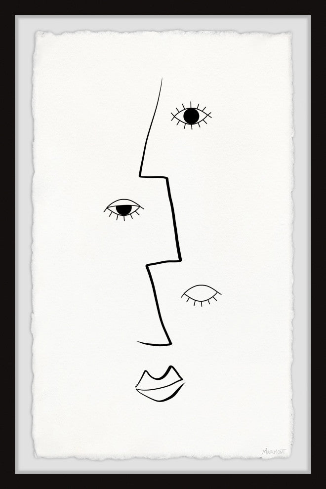 "Watching Eyes" Framed Painting Print, 20x30