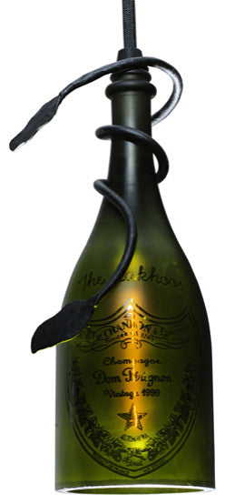 5W Personalized Champagne Bottle Mini Pendant