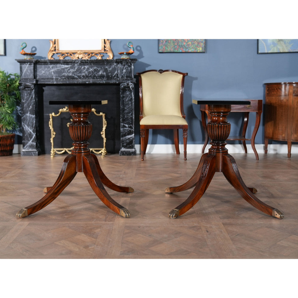 Banded Mahogany Dining Table
