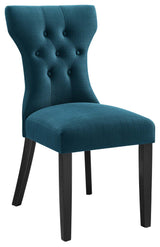 Silhouette Dining Side Chair, Azure