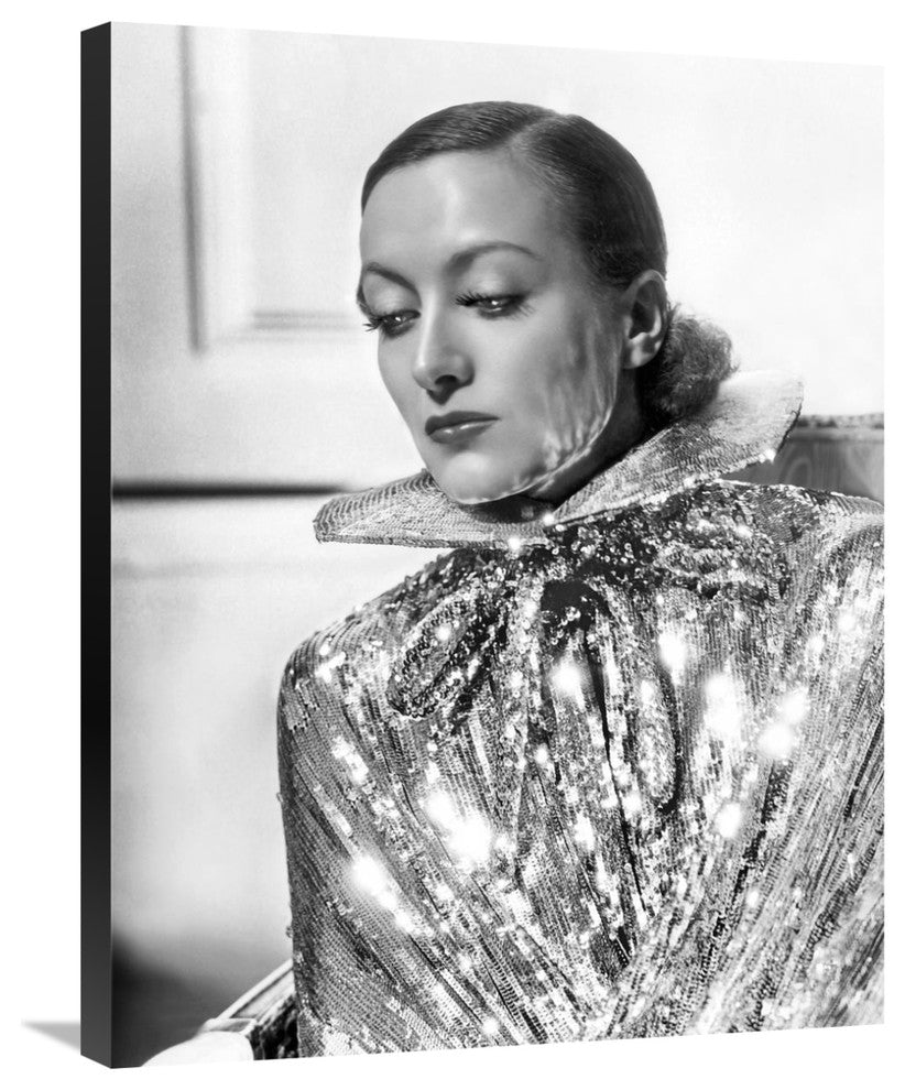 "Joan Crawford" Stretched Canvas Giclee by Hollywood Photo Archive, 23"x30"