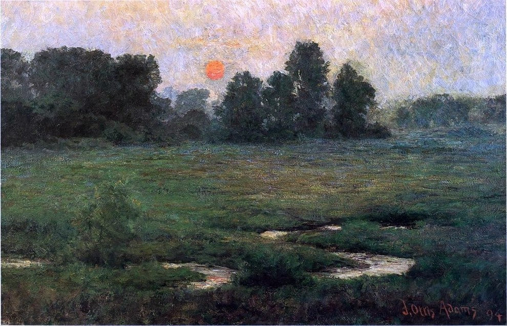 John Ottis Adams An August Sunset, Prarie Dell Wall Decal