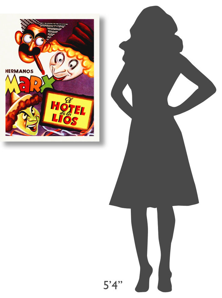 "Marx Brothers - Spanish - Room Service 01" Canvas Giclee, 23"x30"