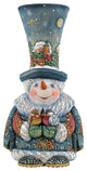 Hand Painted Frosty Carolers Snowman Figurine