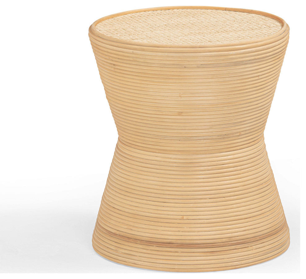 Henri Natural Rattan Side Table