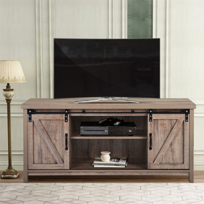 Vintage Melamine board  Tv Stand (Oak + Particle Board)