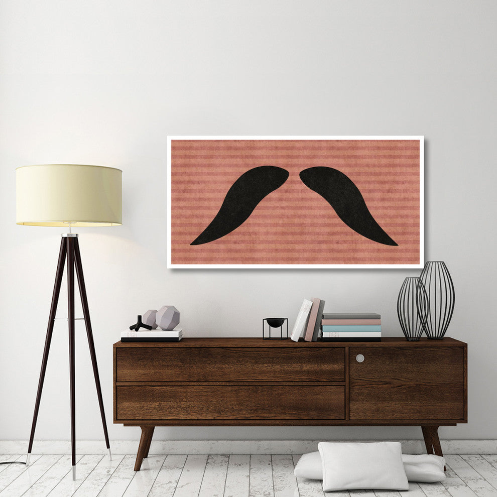"Mustache: Walrus" Digital Paper Print by BG.Studio, 62"x32"