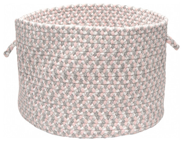 Colonial Mills Basket Sidney Nursery Petal Gray Round