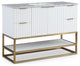 Monad Bathroom Vanity, White, 48" Wide