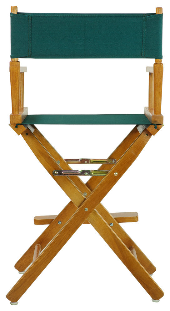 024" Director's Chair Honey Oak Frame-Hunter Green Canvas
