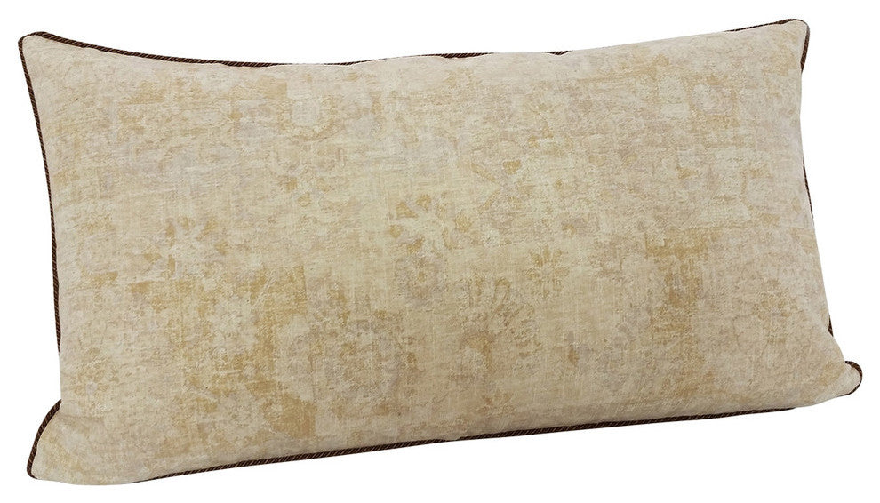 Sleep Pillow in Reno-Sand With Mayodanrope Trim, King