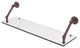 Prestige Skyline 30" Floating Glass Shelf, Antique Copper