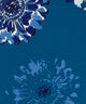 Gypsy Floral 2, Floral Print Napkin, Blue, Set of 4