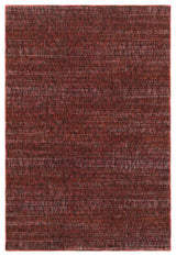 Oriental Weavers Atlas Collection Red/ Rust Solid Indoor Area Rug 7'10"X10'10"